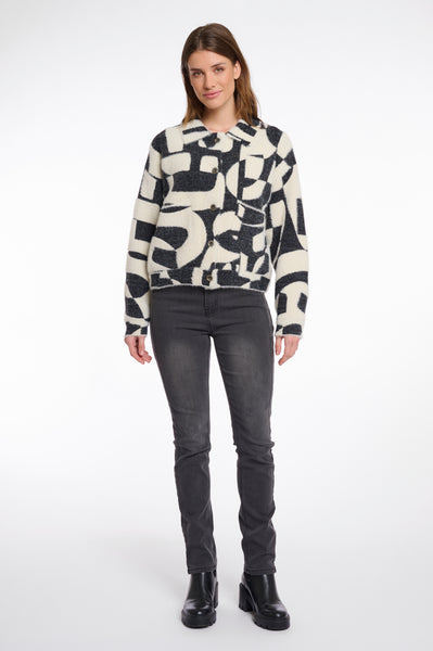 Rino & Pelle Bubbly Printed Boxy Jacket