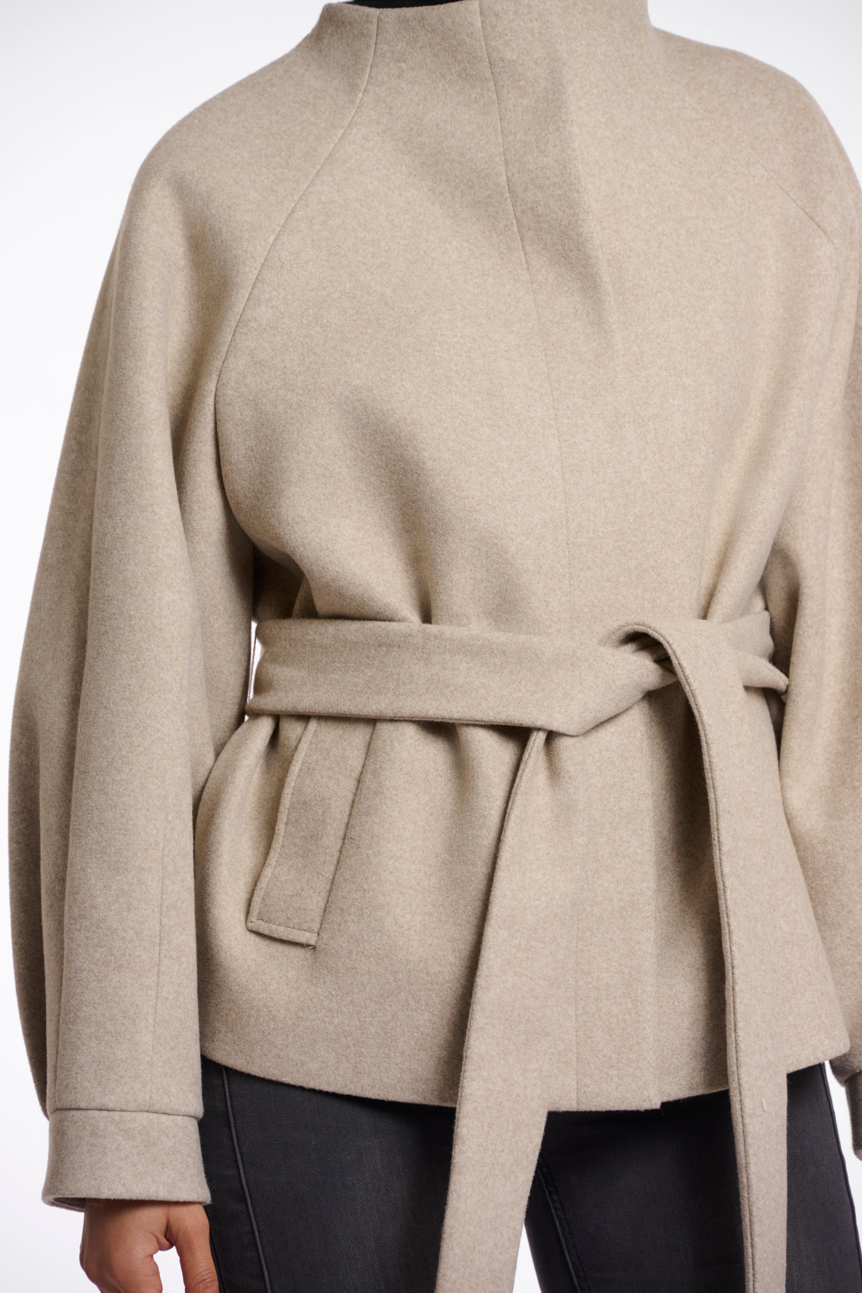 Rino & Pelle Cornelia Belted Short Coat