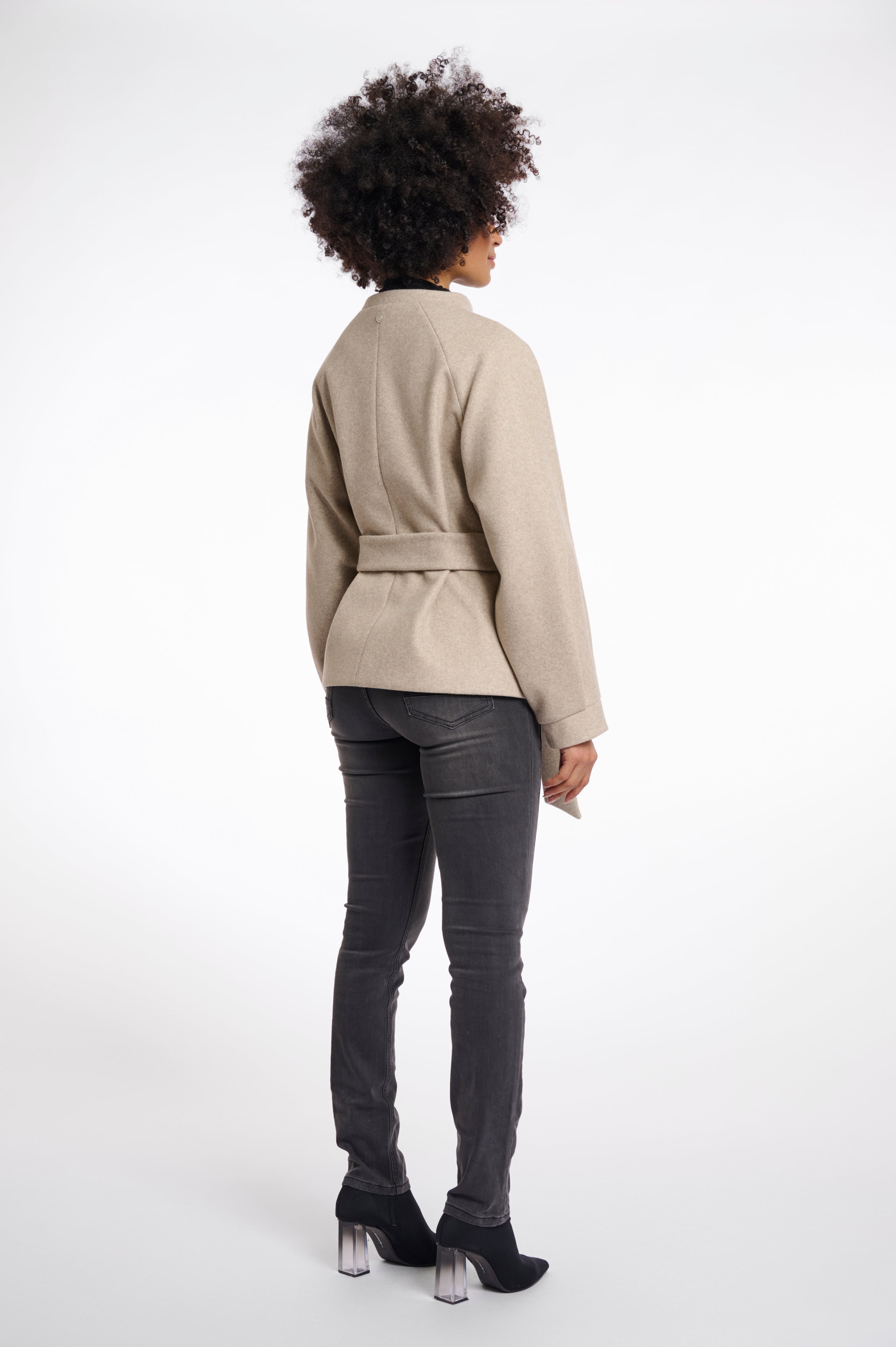 Rino & Pelle Cornelia Belted Short Coat