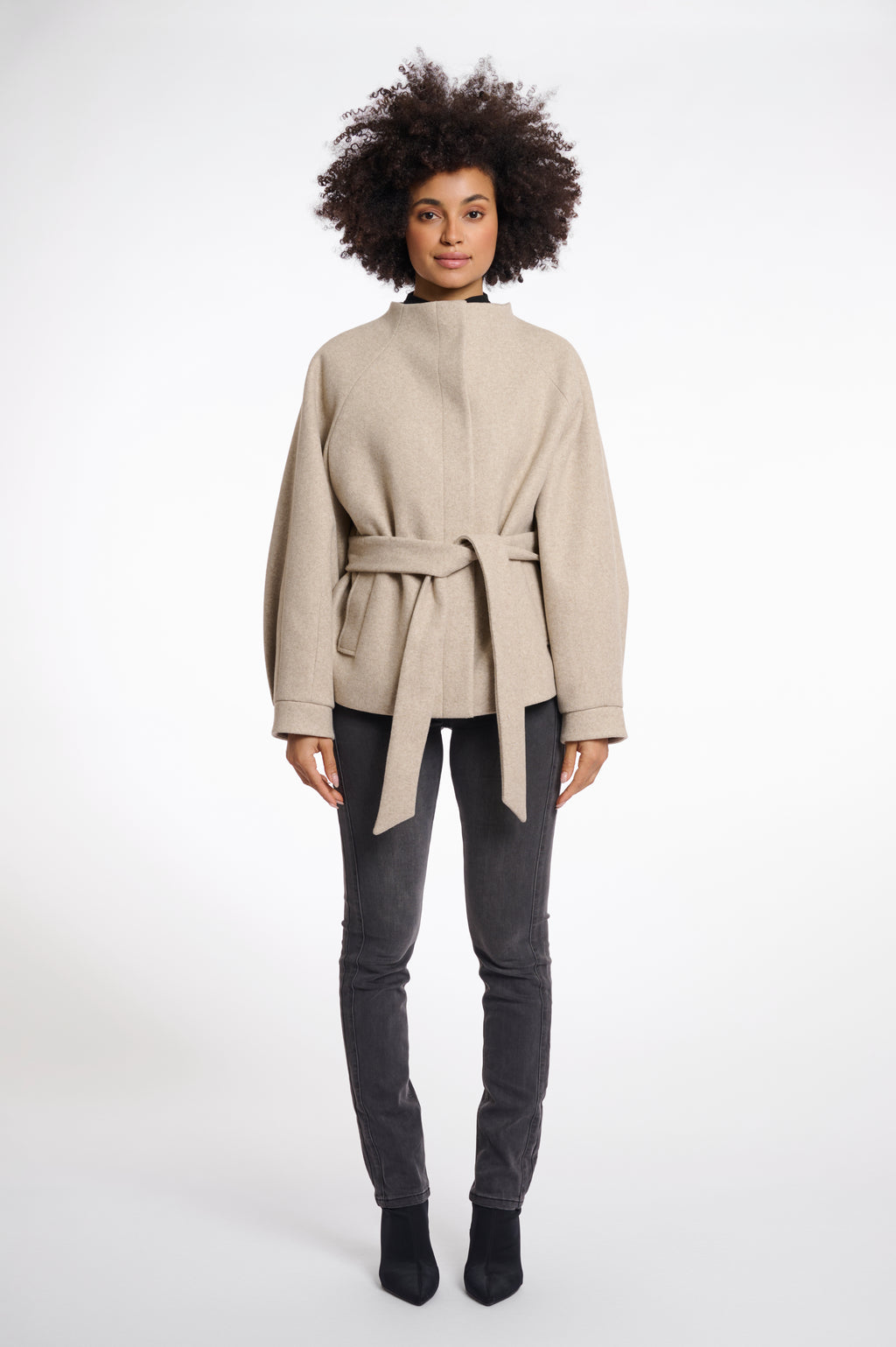 Rino & Pelle Cornelia Belted Short Coat