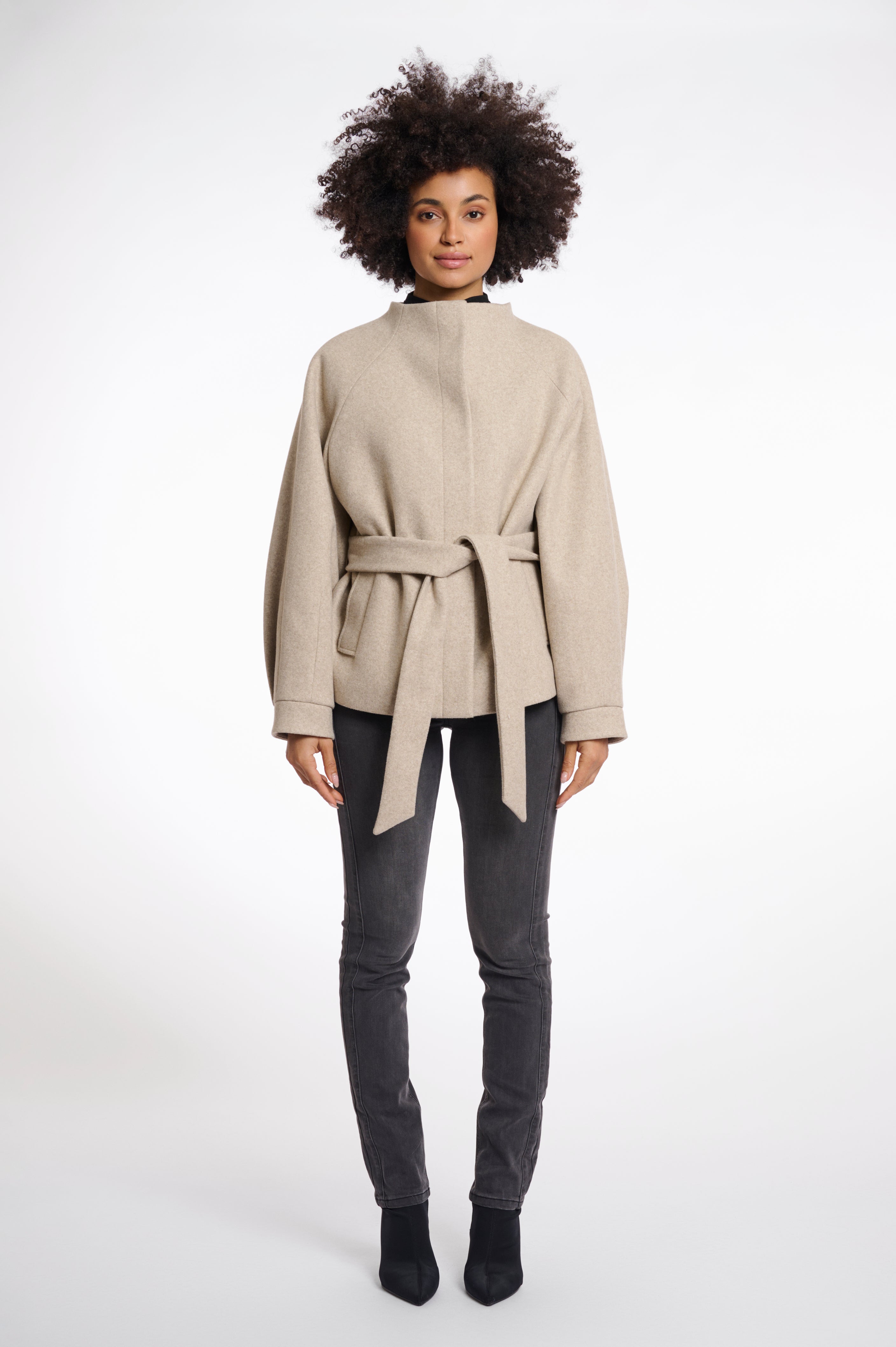 Rino & Pelle Cornelia Belted Short Coat