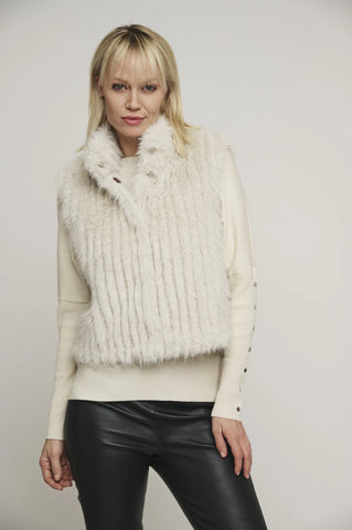 Rino & Pelle Dava Faux Fur Waistcoat