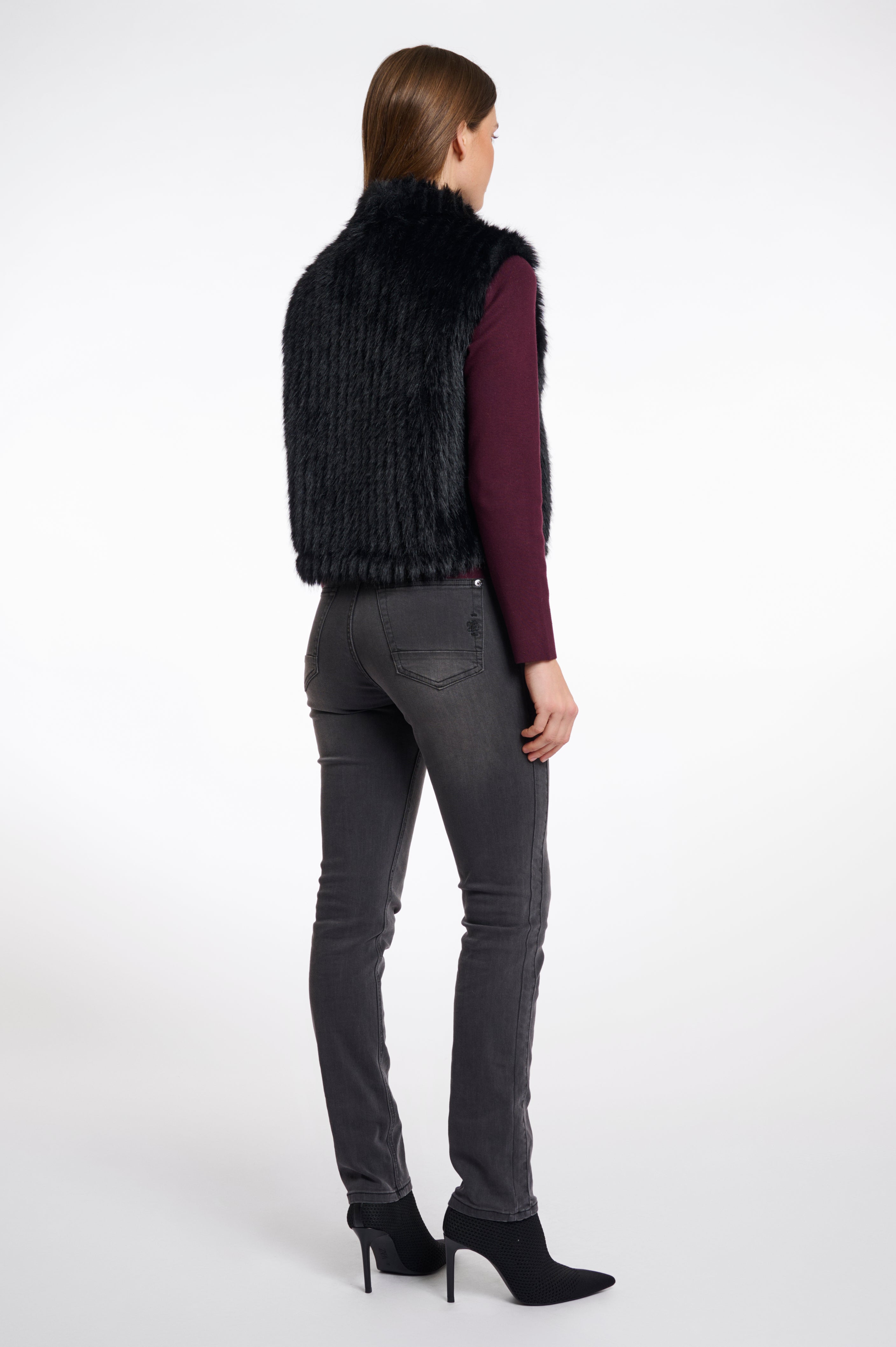 Rino & Pelle Dava Faux Fur Gillet