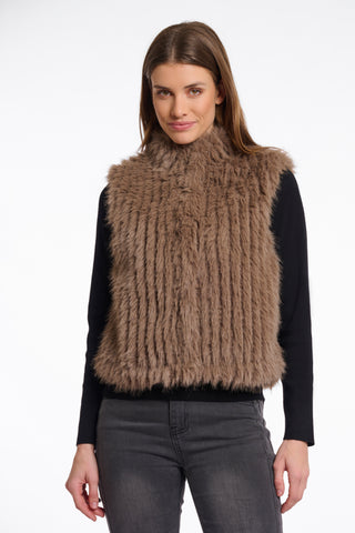 Rino & Pelle Dava Faux Fur Waistcoat