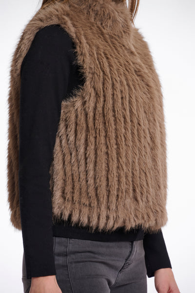 Rino & Pelle Dava Faux Fur Waistcoat