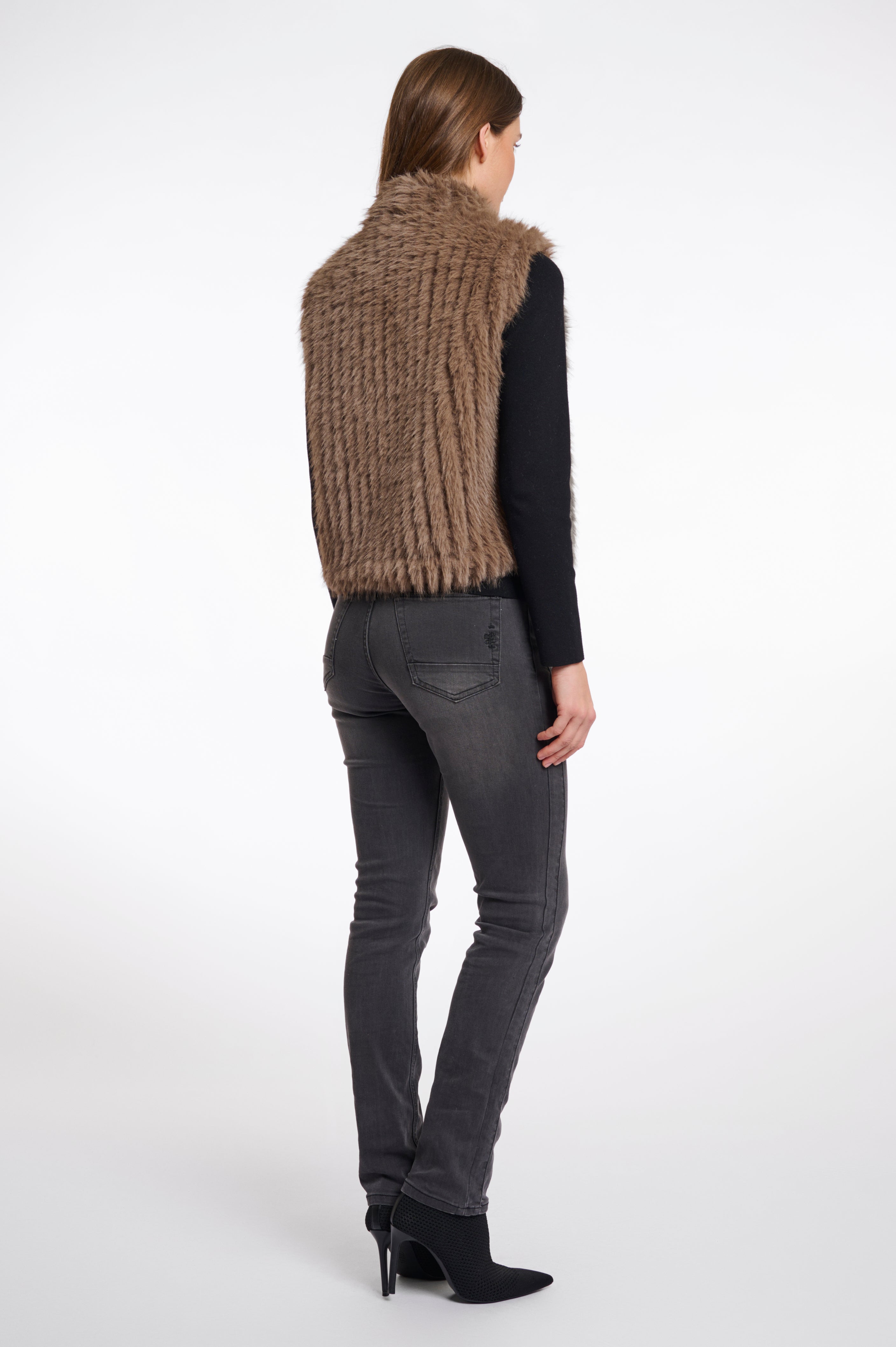 Rino & Pelle Dava Faux Fur Waistcoat