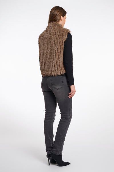 Rino & Pelle Dava Faux Fur Waistcoat