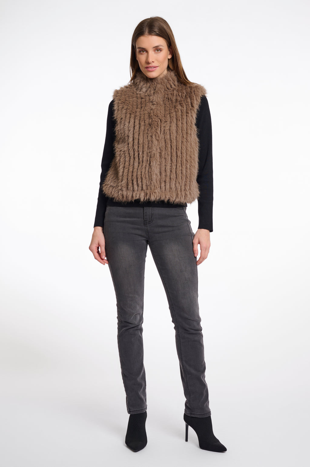Rino & Pelle Dava Faux Fur Waistcoat