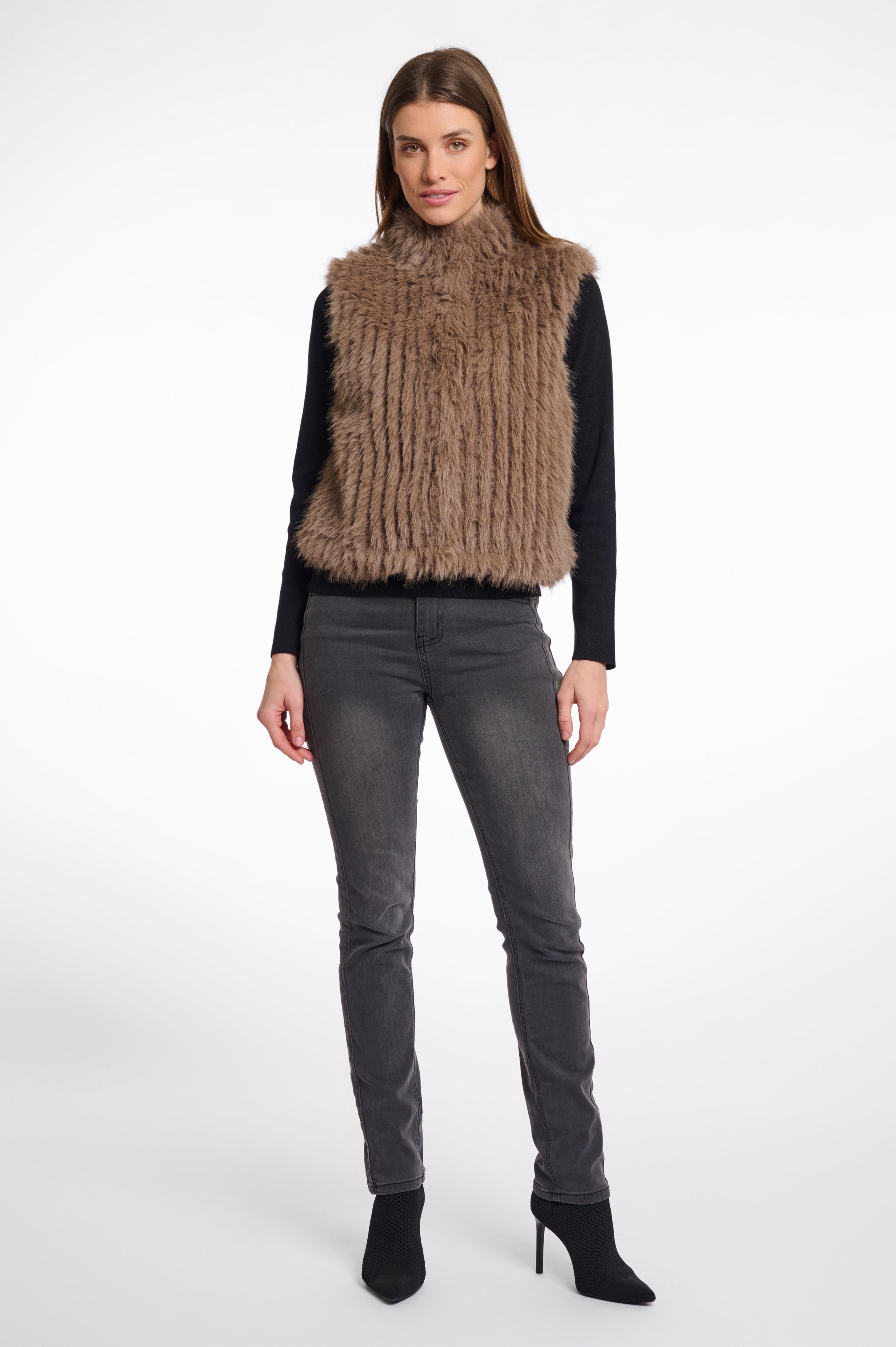 Rino & Pelle Dava Faux Fur Waistcoat