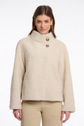Rino & Pelle Denu Faux Fur Button Jacket