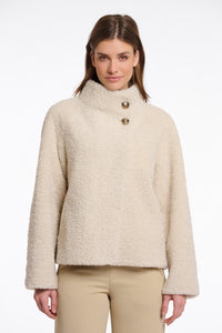 Rino & Pelle Denu Faux Fur Button Jacket