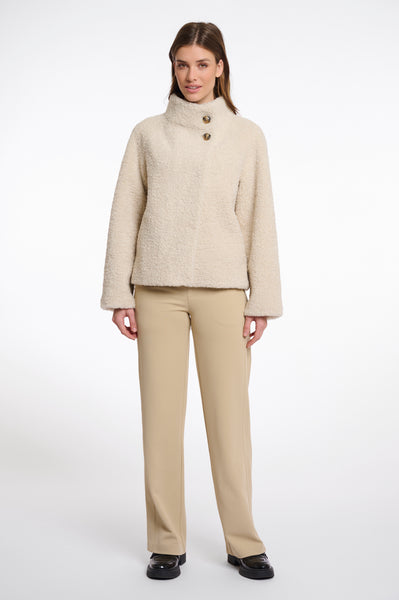 Rino & Pelle Denu Faux Fur Button Jacket