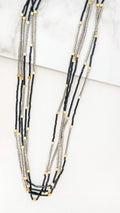 Envy Long Beaded Multi Strand Necklace