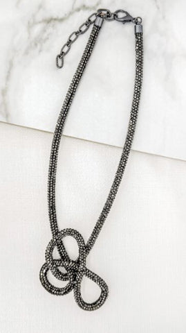 Envy Twisted Beaded Occasion Necklace