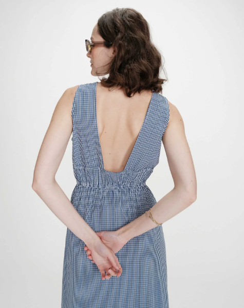 Grace & Mila Velmira Gingham Sleeveless Maxi Dress