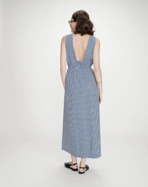 Grace & Mila Velmira Gingham Sleeveless Maxi Dress