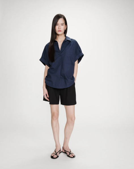 Grace & Mila Versigny Pocket Front Blouse