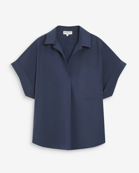 Grace & Mila Versigny Pocket Front Blouse