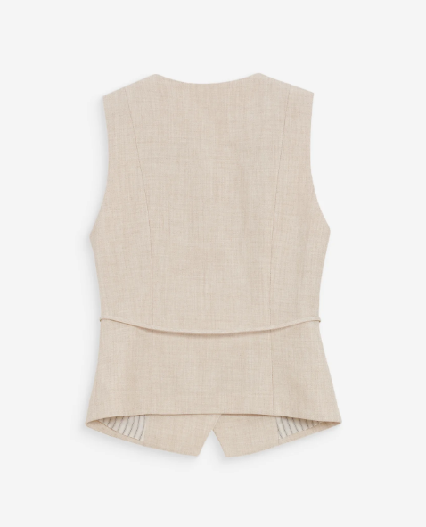 Grace & Mila Vilmont Tailored Tie Detail Waistcoat