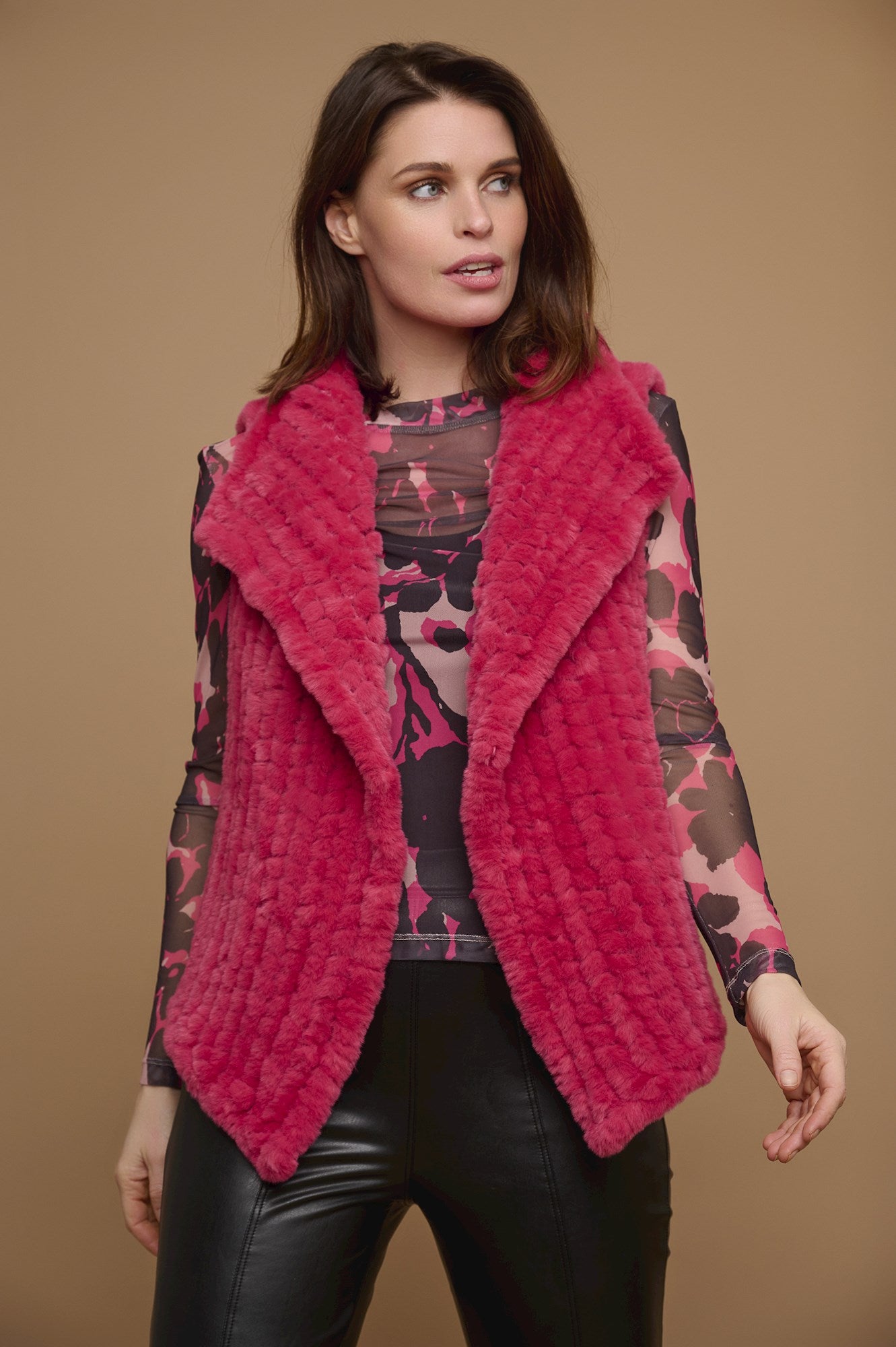 Rino & Pelle Jenna Faux Fur Waistcoat