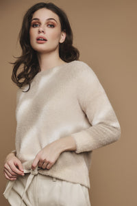 Rino & Pelle Kivi Nude Marble Knitted Jumper