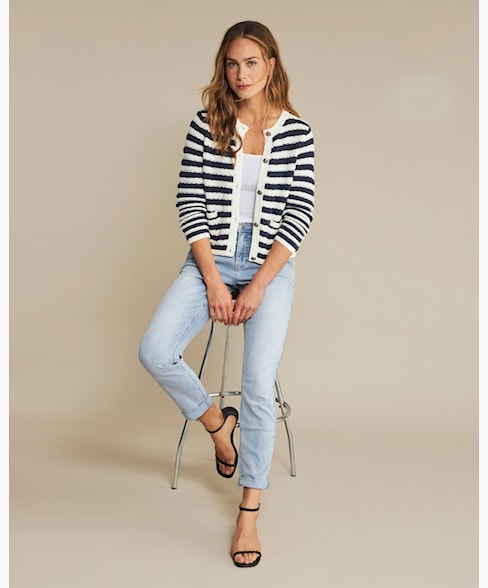 Red Button Danelle Stripe Cardigan