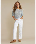 Red Button Conny 5 Pocket Cropped Jean