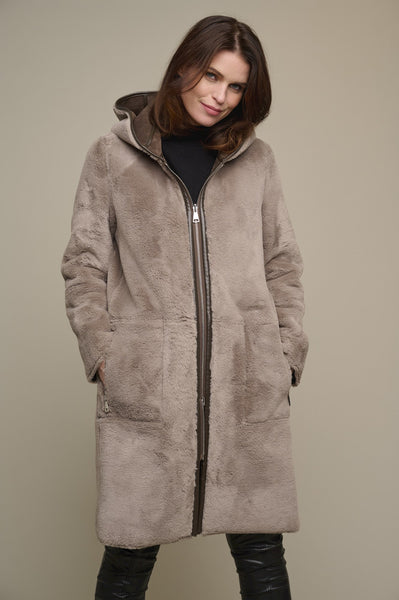 Rino & Pelle Ova Reversible Hooded Coat