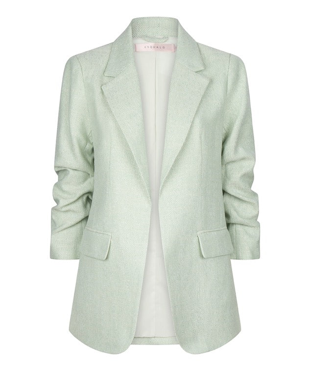 EsQualo Green Linen Look Blazer