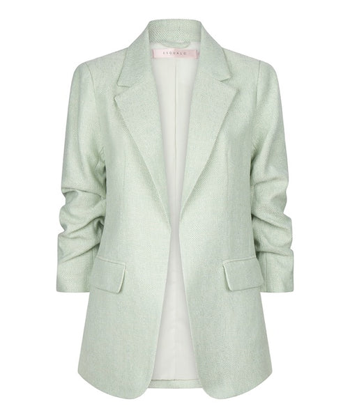 EsQualo Green Linen Look Blazer