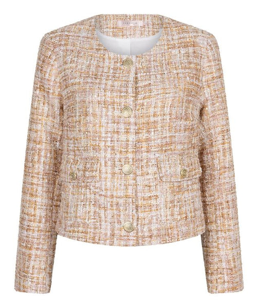 Esqualo Tweed Jacket - Pink