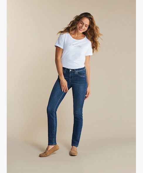 Red Button Jimmy Slim Fit Jeans - L30 - Midstone Used