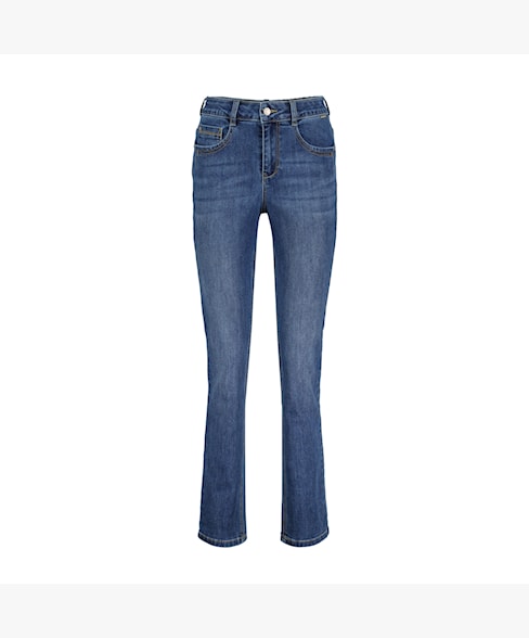 Red Button Kate Jeans - Mid Blue Stonewash