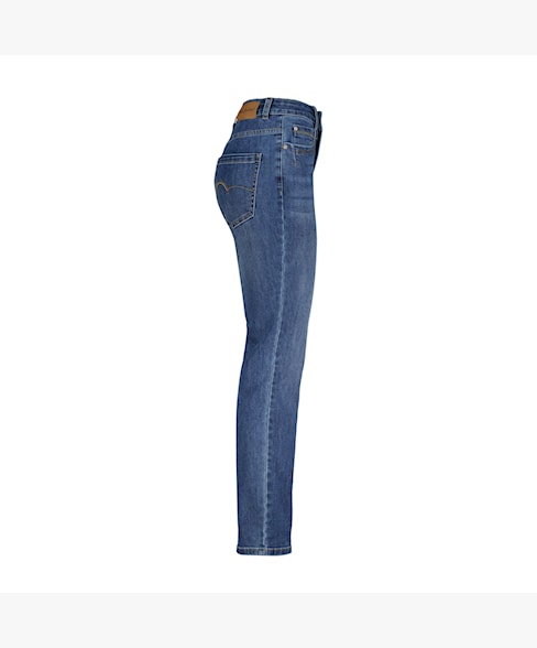 Red Button Kate Jeans - Mid Blue Stonewash