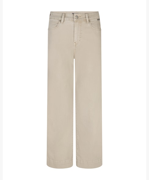Red Button Conny Fancy Stitch Wide Leg Jeans - Beige