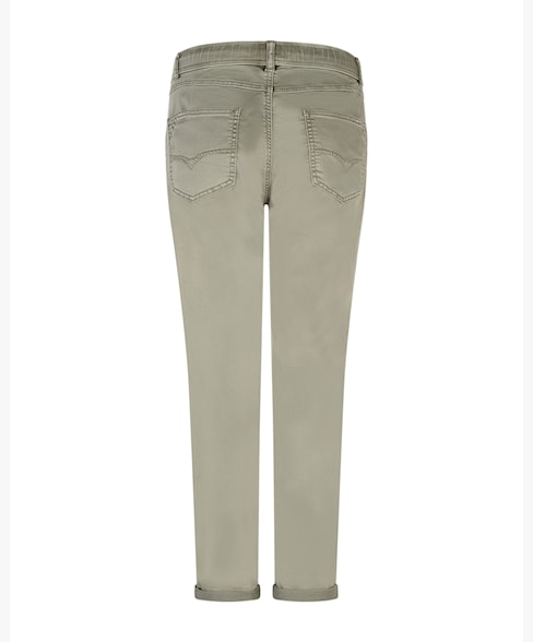 Red Button Tessy Crop Tapered Leg Jogger - Khaki