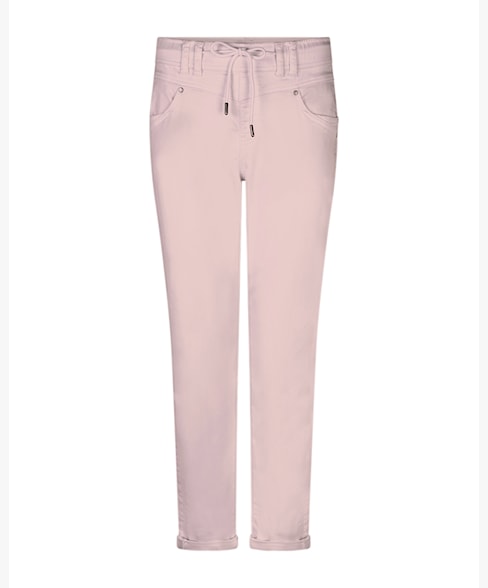 Red Button Tessy Crop Tapered Leg Jogger - Pink