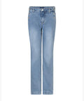 Red Button Bibette Button Detail Flare Leg Jeans