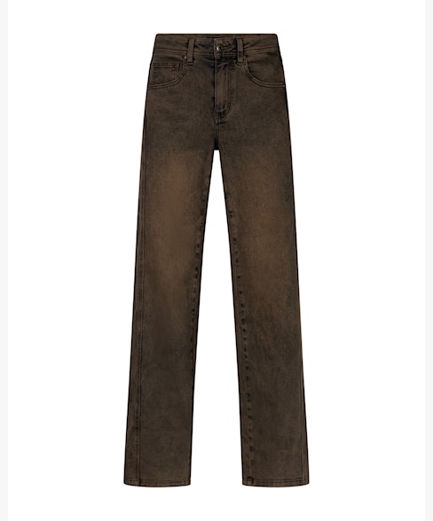 Red Button Colette Wide-Leg Jeans – Espresso