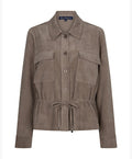 Red Button Drew Fine Cord Over Blouse – Clay