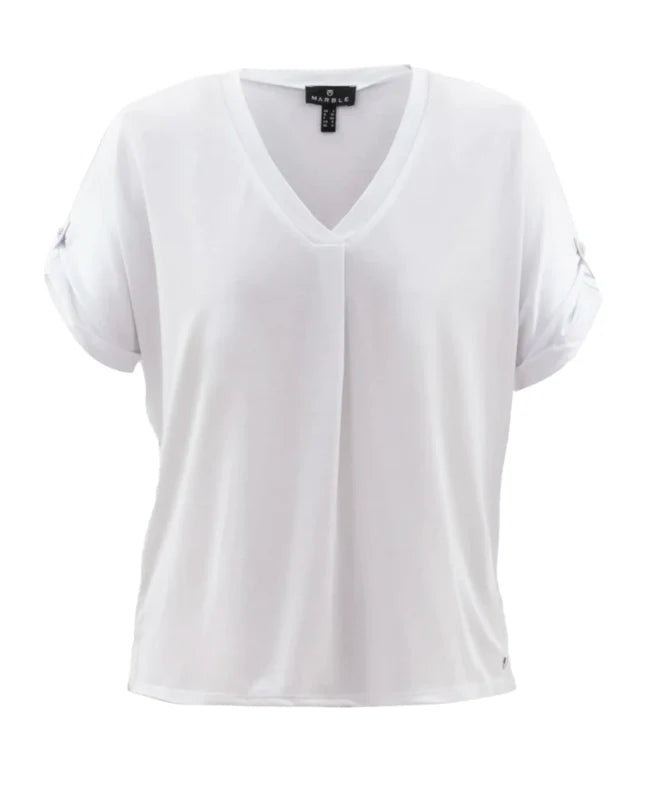 Marble Fashions V-Neck Basic Top