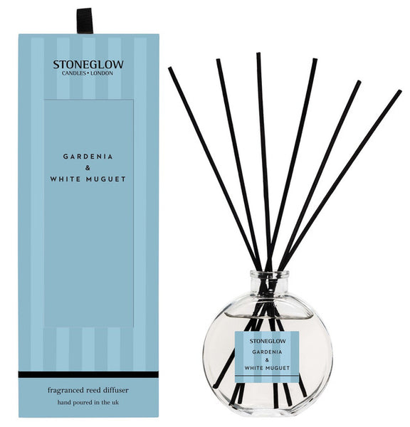 Stoneglow Gardenia and White Muguet Reed Diffuser