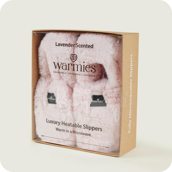 Warmies Luxury Faux Fur Microwavable Slippers