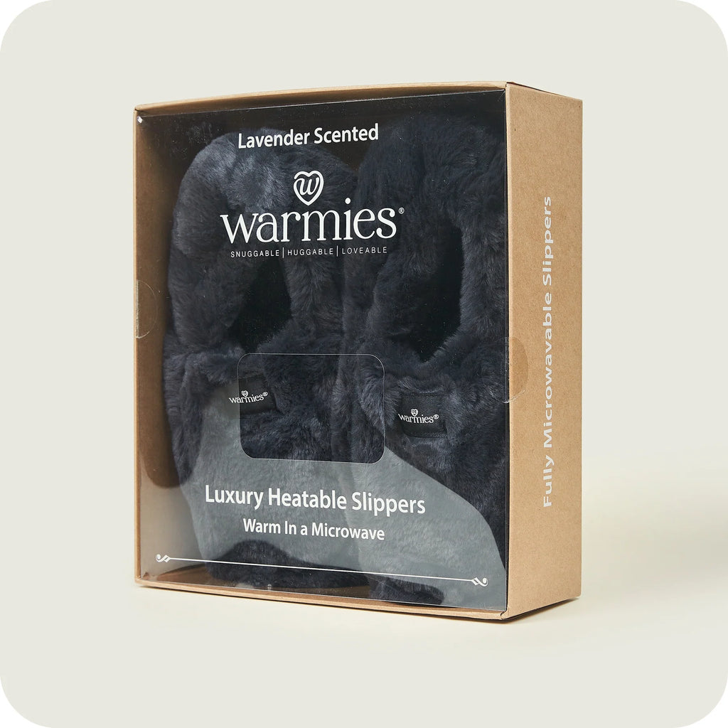 Warmies Luxury Faux Fur Microwavable Slippers