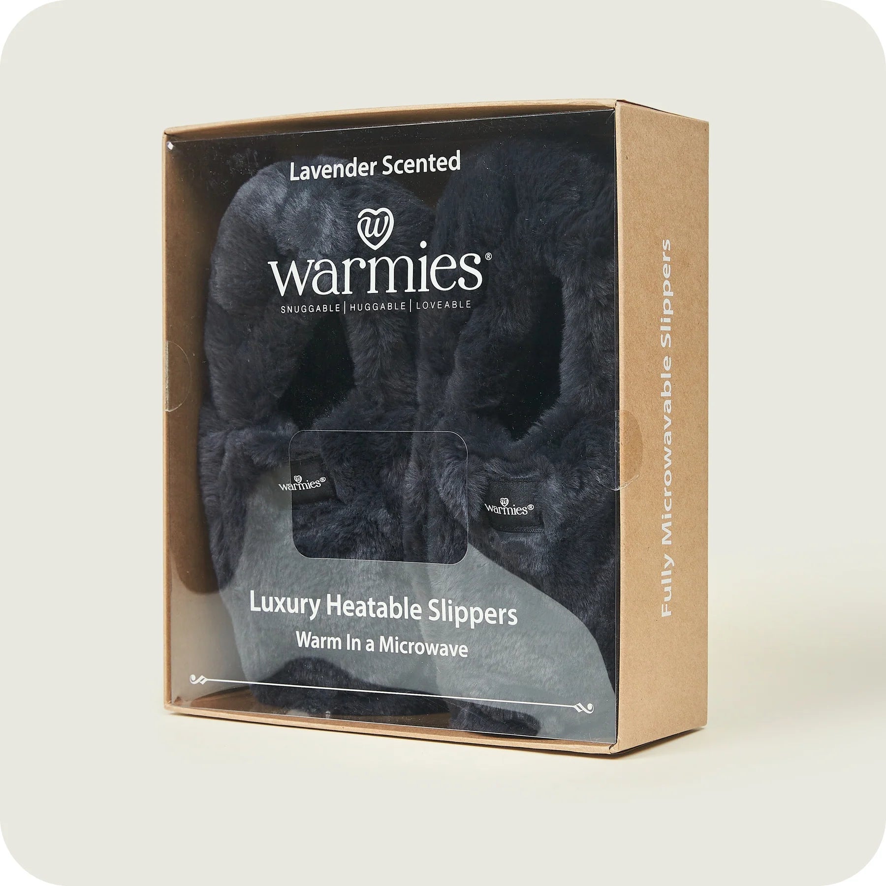 Warmies Luxury Faux Fur Microwavable Slippers