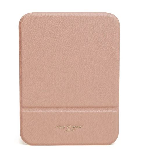 Alice Wheeler Folding Travel Mirror - Pink