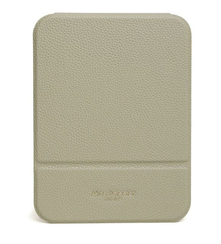 Alice Wheeler Folding Travel Mirror - Pistachio