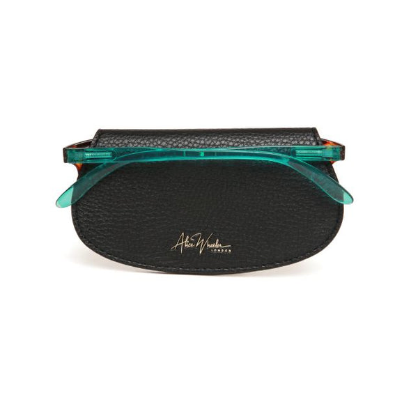 Alice Wheeler Glasses Case - Black