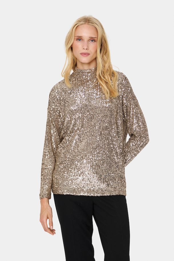 Saint Tropez Reyana Sequin Blouse