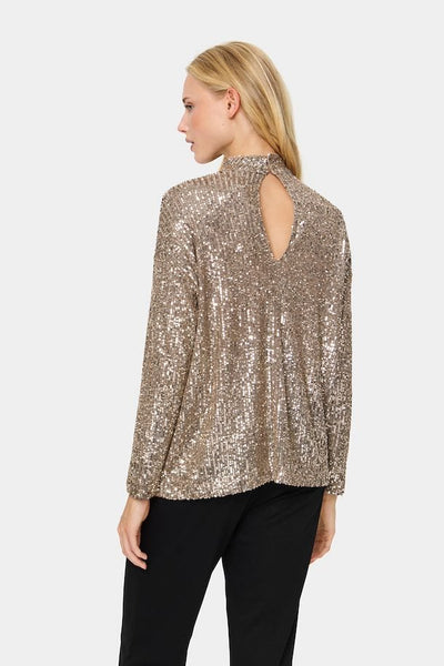 Saint Tropez Reyana Sequin Blouse